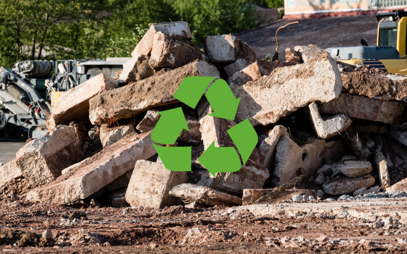 Beneficios del reciclaje de materiales de demolición para el medio ambiente